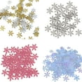 thumbnail image 5 of 300Pcs Christmas Decorations Christmas Plastic Snowflakes Decorations Snowflake for Craft Christmas Table Decorations Supplies Mini Snowflakes Ornaments Decor for DIY Craft Home Winter Party, 5 of 7