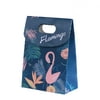 12 Pcs Flamingo Gift Packaging Bags Sugar Cookies Bags Party Favors Shopping Bags Size S 442