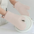 thumbnail image 6 of qILAKOG Silicone Heat Resistant Gloves, 12.4*7.48 Inch Thickened and Lengthened Baking Oven Gloves, Specially Designed for Kitchen Baking, Insulating and Heat Resistant Hand Covers, 6 of 6