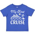 thumbnail image 3 of Inktastic My First Cruise with Cruise Ship and Palm Trees Boys or Girls Toddler T-Shirt, 3 of 5