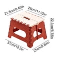 thumbnail image 3 of Gumesh Folding Lightweight Stool - Opens Easy with One Flip - Great for Kitchen, Bathroom or Bedroom, 3 of 6