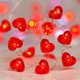 thumbnail image 4 of Guirnalda de luces LED para el día de San Valentín, luces LED en forma de corazón rojo que funciona con pilas para recámara, boda, fiesta interior, decoración, 4 of 4
