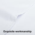 thumbnail image 5 of Lorviah 3 Piece Microfiber Sheet Set Twin-XL Size - Wrinkle, Shrink & Fade Resistant Bedding - Includes Deep Pocket Fitted Sheet, Flat Sheet & Pillowcase - White, 5 of 5