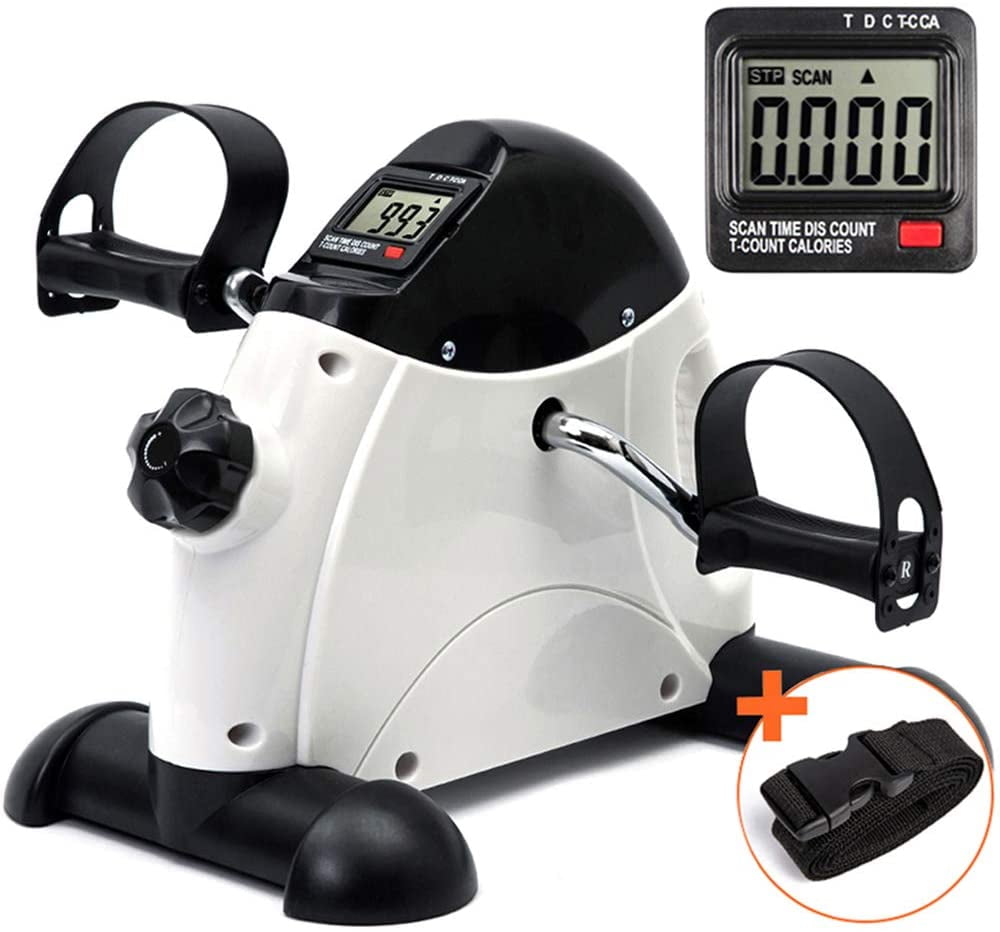 Details about   Pedal Exerciser Under Desk Cycle Mini Magnetic Exercise Bike with LCD Monitor 