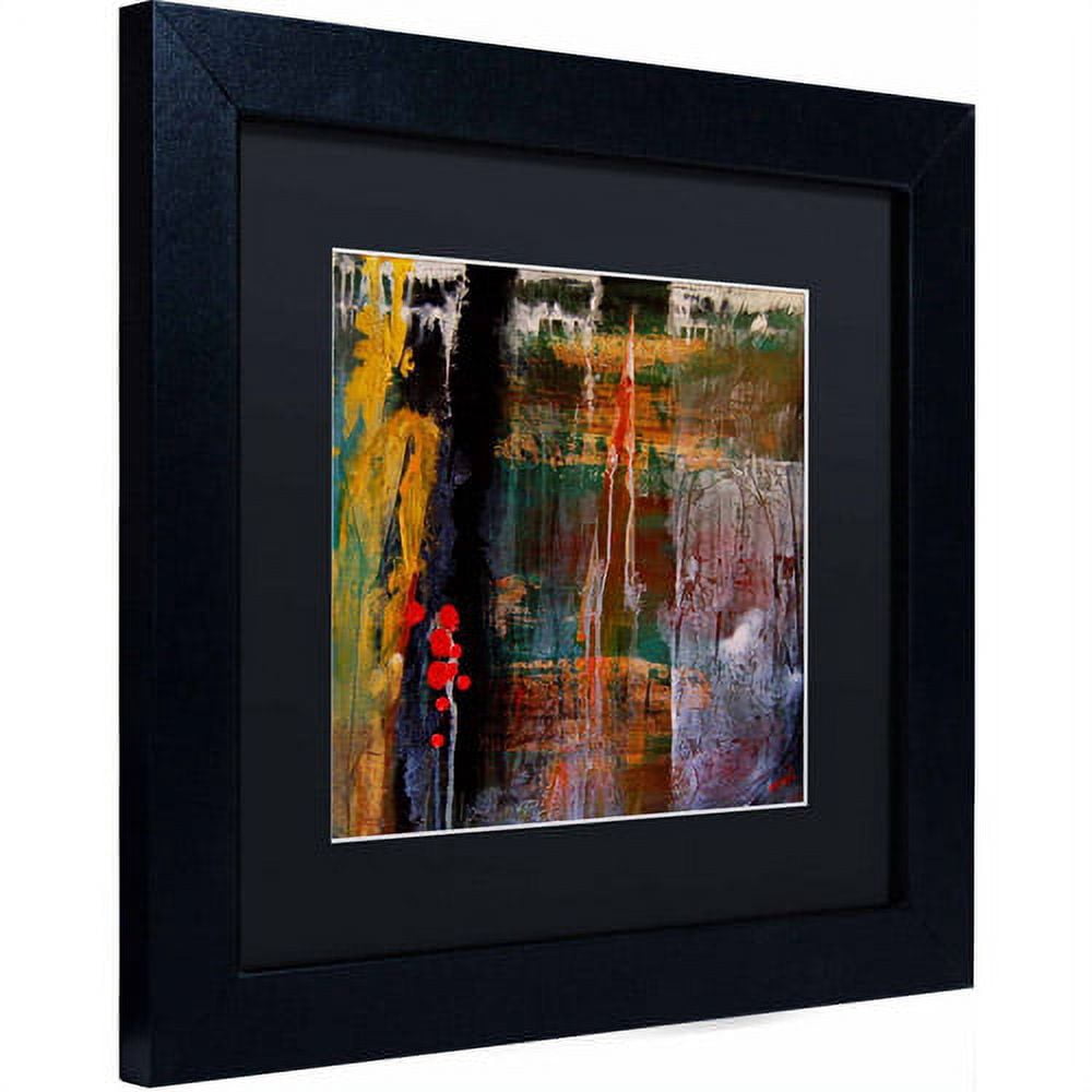 Trademark Fine Art "Entitled" Canvas Art by Nicole Dietz, Black Matte, Black Frame