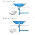 thumbnail image 7 of Bathroom Sink P-Trap Complete Set Adjustable Threaded Tube 1-1/4 Bottle Trap Solid Brass Drain Stopper Brushed Nickel, 7 of 7