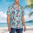 thumbnail image 5 of Haiem Bubble Cat Cute Printed Hawaiian Shirt for Men - Men’s Casual Beach Summer Shirts - Stretch Fabric with Modern Fit-XX-Large, 5 of 9