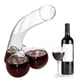 thumbnail image 1 of Whiskey and red wine decanter set, unique shape, suitable for multiple occasions, 1 of 5