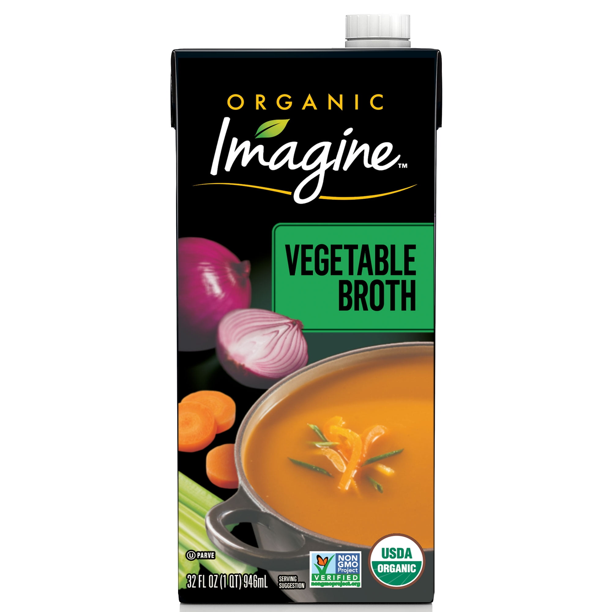 Imagine Organic Low Sodium Vegetable Broth, 32 Oz. Carton