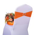 thumbnail image 1 of Fajas para silla SINSSOWL, elastano elástico, naranja (paquete de 50), 1 of 9