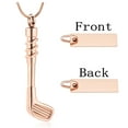 thumbnail image 2 of Golf Clubs for Ashes for Men Women Funeral Keepsake Urn Pendant Ashes Holder Stainless Steel Cremation Jewelry Urn Necklace, 2 of 6