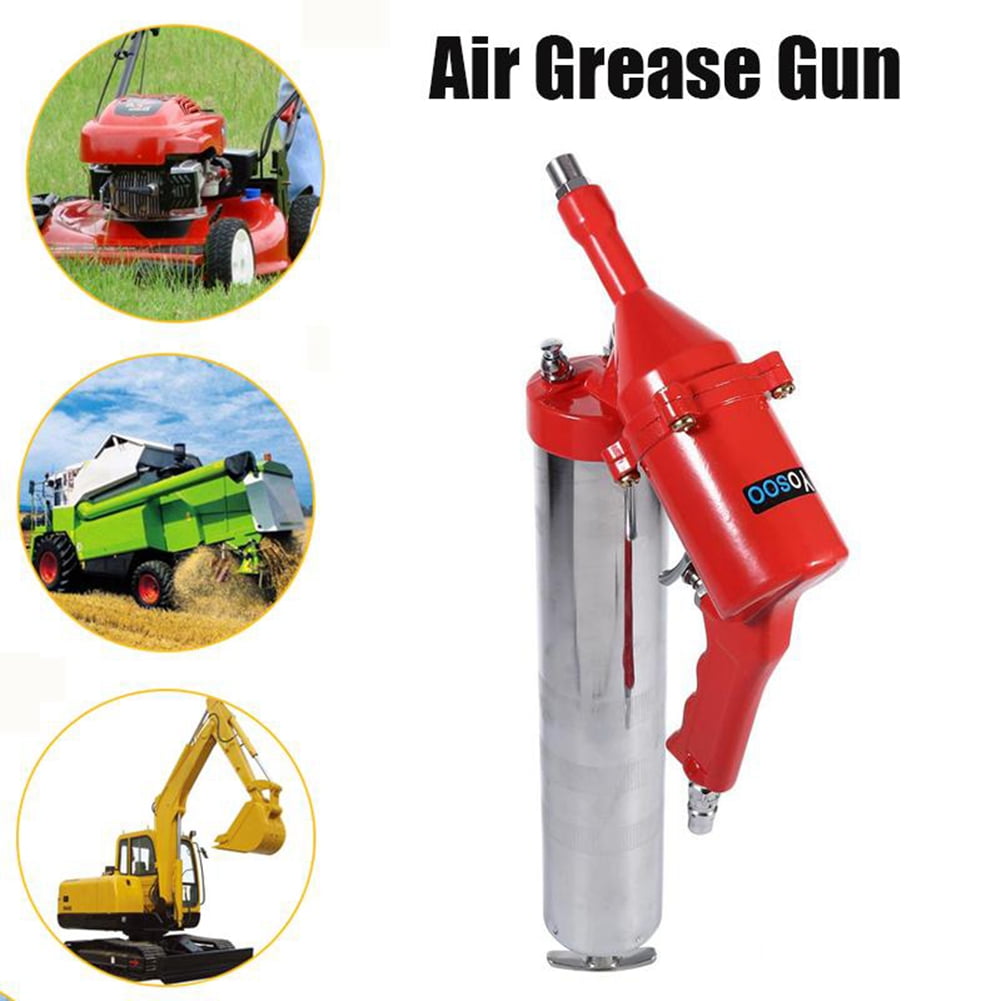 HERCHR Air Grease Gun, OneHand Pistol Grip Air Grease Gun Delivers