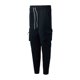 thumbnail image 5 of Ceisia Men's Spring Summer Washed Solid Gift Color Pants - Drawstring Elastic Waist Zipper Pocket Casual Fashion Pants, 5 of 9