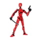 thumbnail image 1 of Ganfancp Figura de Acción Figura de Acción Impreso Movible 13 Articulado Robot Maniquí Figuras de Acción Regalos de San Valentín para Él Rebajas Hoy Liquidación 1X Figura; 1X Accesorio, 1 of 4