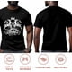 thumbnail image 5 of Camisetas gráficas informales de manga corta con silueta de alce de Feliz Navidad para hombre, 5 of 8