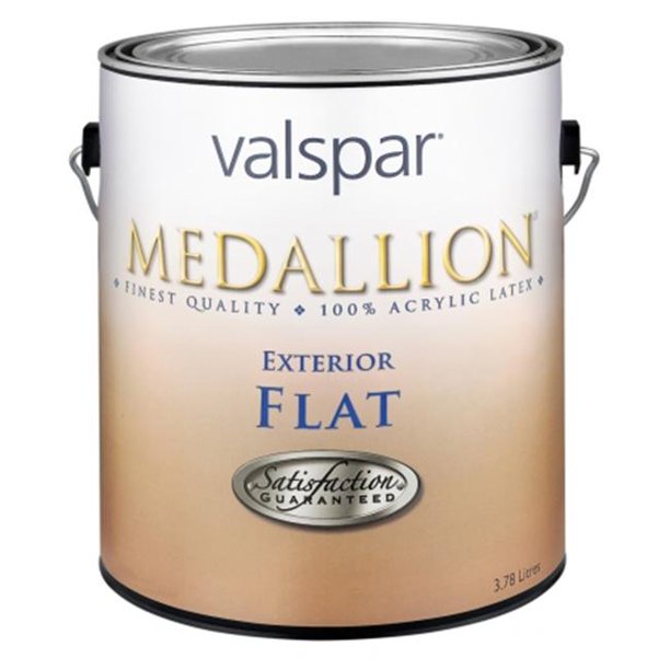 Valspar Brand 1 Quart Flat Tint Base Medallion Exterior Latex House Paint 27455