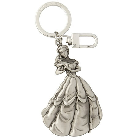 Metal Key Chain - Disney - Beauty and the Beast - Belle Pewter