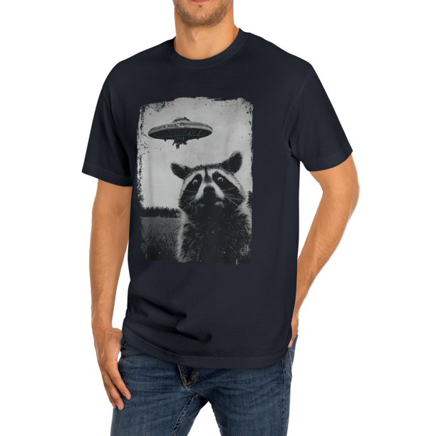 Bear Print, Men's Round Crew Neck Short Sleeve, Simple Style Tee Fashion Regular Fit T-Shirt, Casual Comfy Breathable Top For Spring Summer Holiday Leisure Vacation Men's Clothing As Gift