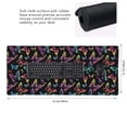 thumbnail image 3 of Disketp Rainbow Butterflies Gaming Mouse Mat Long Extended Mouse Pad Desk Mat Non-Slip Rubber Mice Pads Stitched Edges(315.5 x 16 x 0.12 Inches), 3 of 8