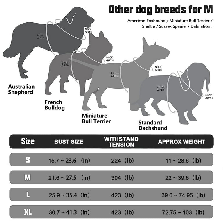 Australian shepherd harness size cheap