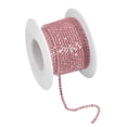 thumbnail image 1 of Cadena de cristal imitación Diamante Unique Bargains 2mm 11 Yardas Plata Rosa Claro, 1 of 7