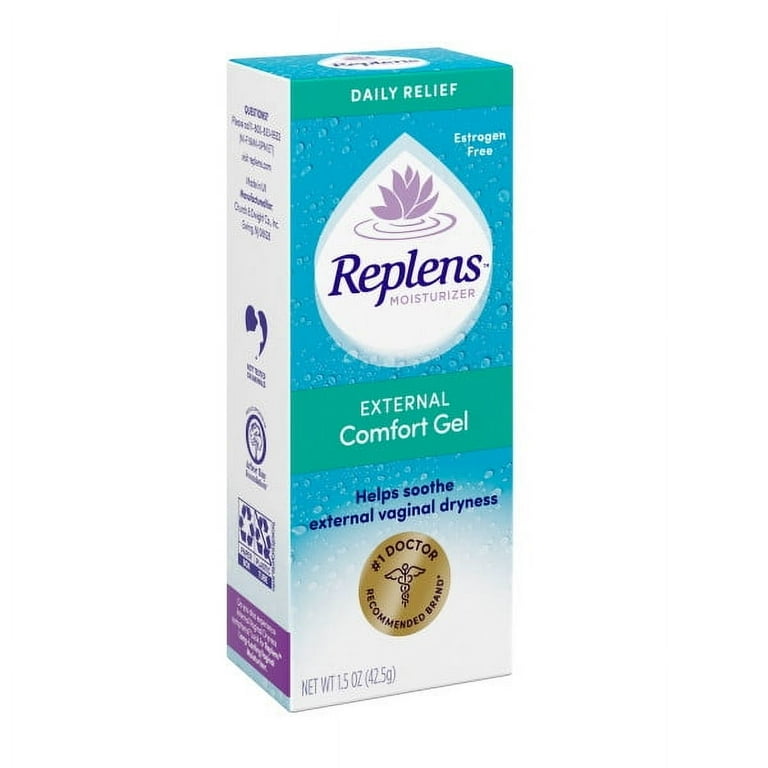 Replens Moisture Restore External Comfort Gel 1.5oz Long-Lasting