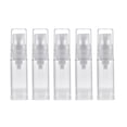 thumbnail image 2 of 5PCS 5ml Clear Empty Travel Portable Refillable Airless Vacuum Pump Bottle Vial Press Container for Lotions, Essential Oil (5ml/ 0.17oz), 2 of 8