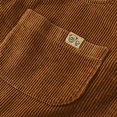 thumbnail image 5 of Yammkia Baby Denim Overall Toddler Soft Cute Workwear Bib Pants Jeans Jumpsuit 0-18M (Brown,6-12 Months), 5 of 7