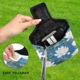 thumbnail image 4 of Haosy Lily Flower in Water Golf Mallet Putter Cover Strong Magnetic Leather Golf Club Headcover Closure, 4 of 7