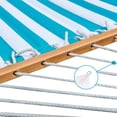 thumbnail image 4 of Prime Garden Double 2-Person Hammock with Pillow, Blue and White Stripes, 4 of 8