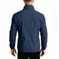 thumbnail image 5 of Garbnen Unisex UPF 50+ Sun Protection Jacket Full Zip Quick Dry Rash Gaurd Lightweight Outdoor Athletic Sun Shirt with Zipper Pockets for Men and Women Blue S, 5 of 5