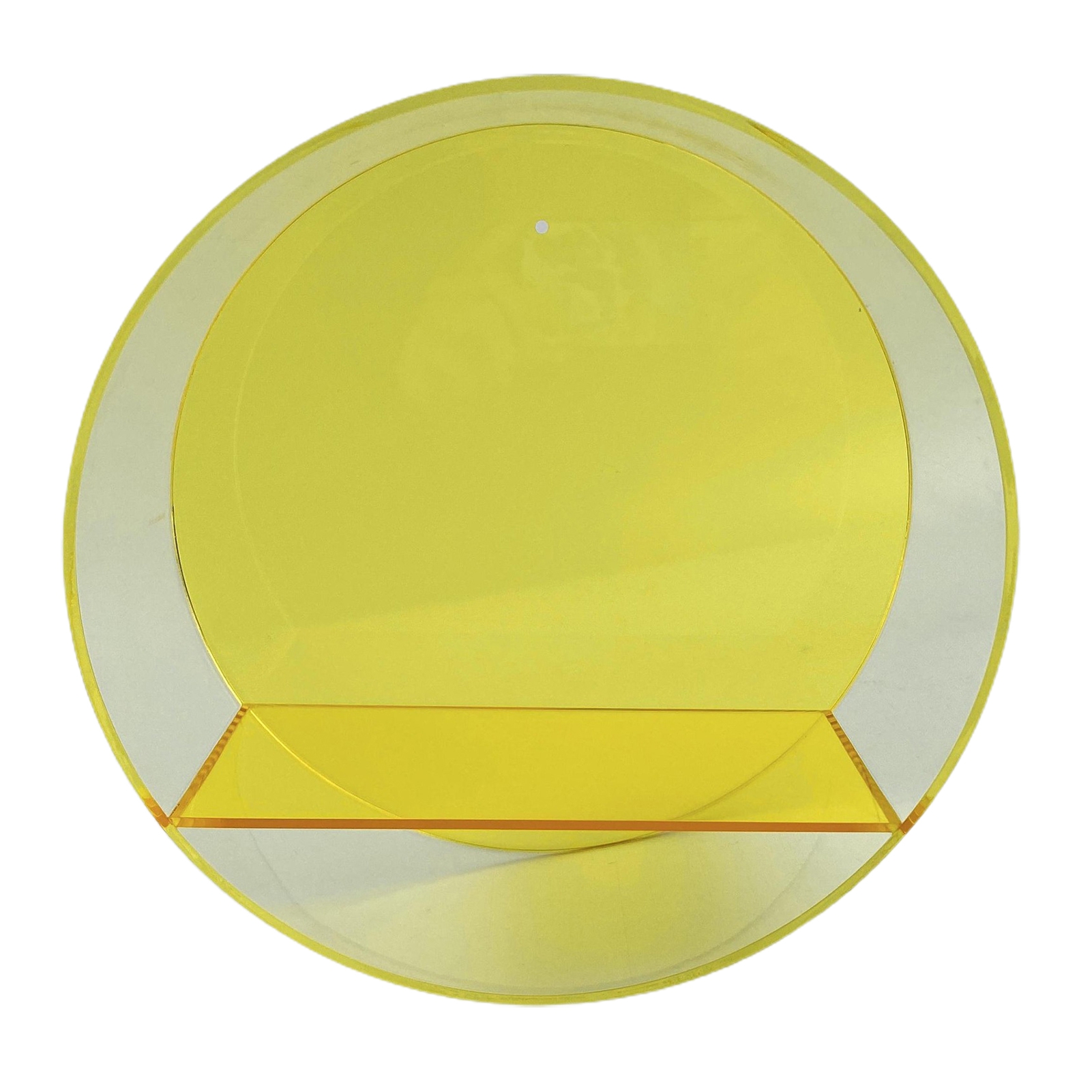 Zruodwans Tabletop Display Stand, Transparent Round Figurines Display Stand Home Decor Wall Non