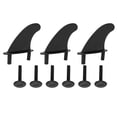 thumbnail image 1 of Longboard Top Skeg Black Surfboard Soft Fin, Surfboard Soft Fin Rudder, Decoration Outdoor Fun For Surfing Surfboard Fin Rudder, 1 of 8