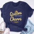 thumbnail image 2 of EcoLoom Queens Are Named Cherri Birthday Short Sleeve Unisex T Shirt, 2 of 6