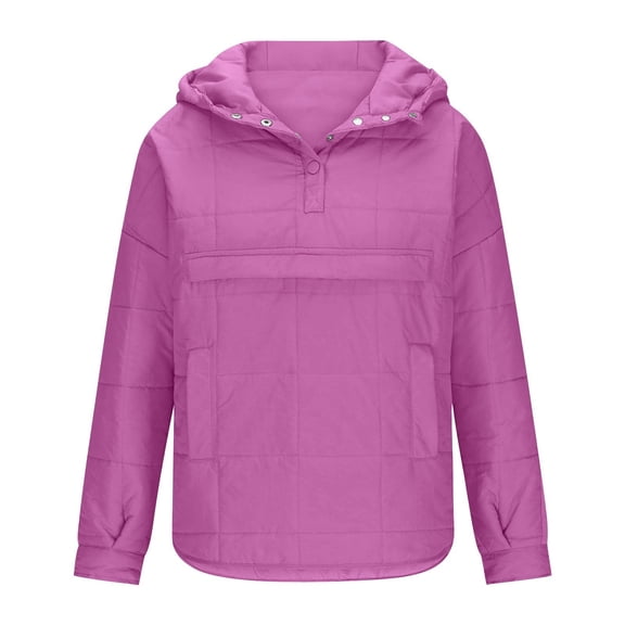 EnJoCho Girls Winter Coats Heavyweight Windproof Hooded Puffer Jacket Trendy Quilted Padded Down Jackets Teens Outerwear Parka Snow Ski Thermal Insulated Size 5-14Y