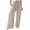 Beige C, variant on Womens Wide Leg Pants Summer Solid Color High Waist Straight Pants Daily Casual Loose Plus Size Palazzo Pants for Women with Pocket Purple XXXL