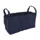 thumbnail image 5 of Bolsa de almacenamiento para cochecito de bebé, gran capacidad, múltiples compartimentos, bolsa colgante para cochecito de bebé, para pañales, juguetes, pañuelos, biberón, azul oscuro, 5 of 5