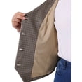 thumbnail image 5 of Agnes Orinda Plus Size Vest for Women Plaid Sleeveless Button with Pockets Vests 2X Brown, 5 of 6