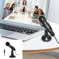 thumbnail image 7 of Wired 3.5mm Desktop Microphone for Gaming, Live Streaming & Voice Recording – Noise Reduction, Adjustable Stand & Mute Button – Compatible with PC, Laptop, Phone, 7 of 7