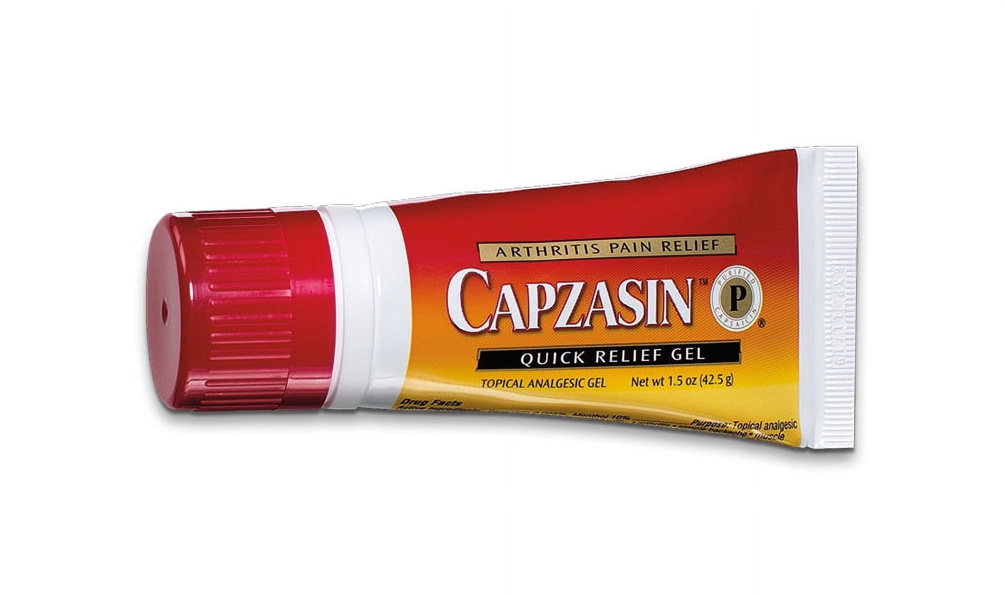 Capzasin Quick Relief Gel (1.5 Oz), No Mess Applicator