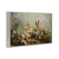thumbnail image 4 of Stupell Industries Wild Rabbits in Nature Animals & Insects Painting Gray Framed Art Print Wall Art, 30 x 20, 4 of 10