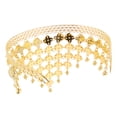 thumbnail image 4 of Diadema de Danza Del Vientre para Mujer Perfecl Triángulo dorado 14*15cm, 4 of 8