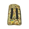 thumbnail image 3 of Kdxio Ethnic African for Double Compartment Pen Case Oxford Organizer with Zipper Pockets for Students Artists, 3 of 7