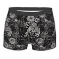 thumbnail image 4 of Goofa Rose Flowers Printed Men's Boxer Briefs Underwear, Moisture-Wicking Underwear, Trunk,Soft and Breathable Cotton Underwear-, 4 of 9