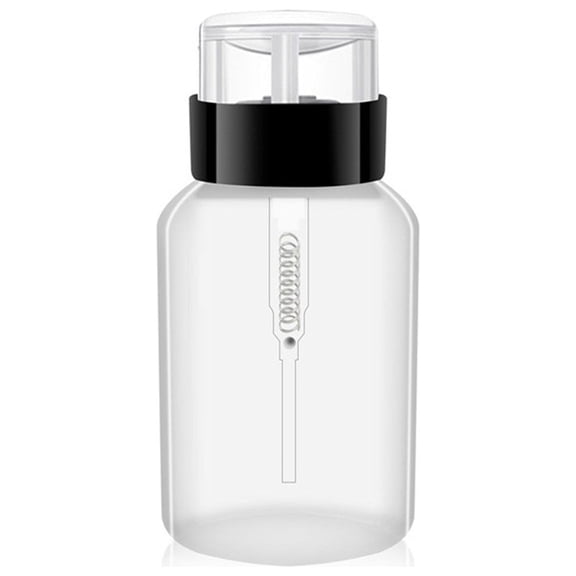 Dispenser Bottle for Nail Polish Remover Empty Makeup Remover Liquid Pumping Dispenser Bottle