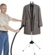 thumbnail image 2 of Display Stand Clothes Hanger Foldable Tripod Steamer Rack Black, 2 of 5