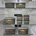 thumbnail image 5 of Set de 3 Cajas de Almacenamiento con Tapa | Plástico Resistente, Transparente Verde y Diseño Apilable con Asas para Organización del Hogar u Oficina, 5 of 5