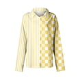 thumbnail image 6 of Utoimkio Women's Long Sleeve Button Down Shirts Casual Striped Dress Shirt Collared Office Work Blouse Tops Size S-XXL, 6 of 6