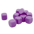 thumbnail image 5 of Juego de dados en blanco divertidos de 30 piezas, rompecabezas DIY de esquina redonda, dados de 6 caras para juegos de mesa, aprendizaje de matemáticas, color morado, 5 of 5