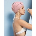 thumbnail image 4 of Long Hair Swimming Cap Ladies Pleated Swimming Hat Adult Elastic Swim Caps Bathing Caps for Women, 4 of 4